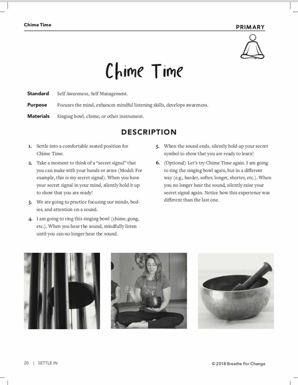 An activity to support active listening for primary students 