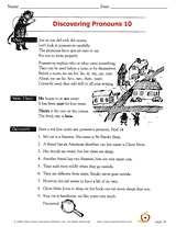 Discovering Pronouns 10