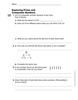 Division: Exploring Prime and Composite Numbers (Gr. 5)