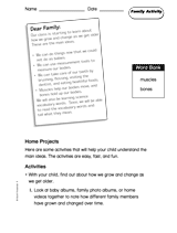 Growing and Changing: Family Activity