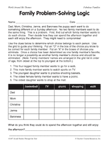 Family Problem-Solving Logic