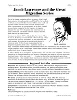 Jacob Lawrence and the Great Migration Series