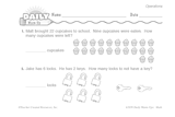 Math Warm-Up 72 for Gr. 1 & 2: Operations