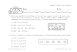 Math Warm-Up 211 for Gr. 5 & 6: Algebra, Patterns & Functions