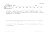 Math Warm-Up 87 for Gr. 5 & 6: Operations