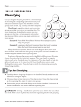 Classifying