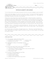 Historical Fiction Reading Warm-Up: Patrick Henry's Influence