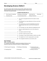Developing Science Skills II