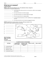 What Are Air Masses?