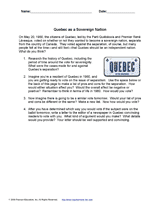 Quebec as a Sovereign Nation